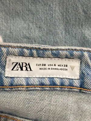 ZARA/ザラ/デニムパンツ/パンツ/スカイブルー/38