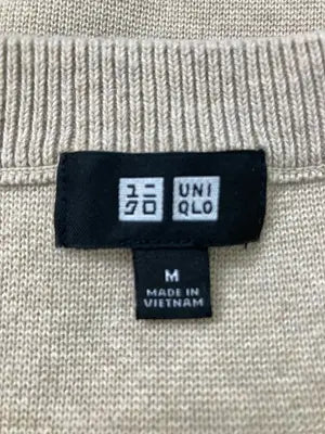 UNIQLO/ユニクロ/ニット/セーター/トップス/ベージュ/M
