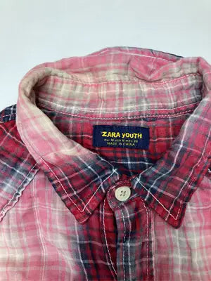 ZARA/ザラ/シャツ/ブラウス/トップス/レッド/38