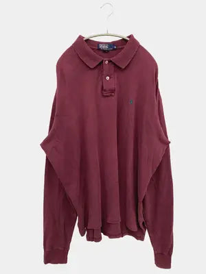Polo by Ralph Lauren/ポロバイラルフローレン/ポロシャツ/トップス/レッド/XXL