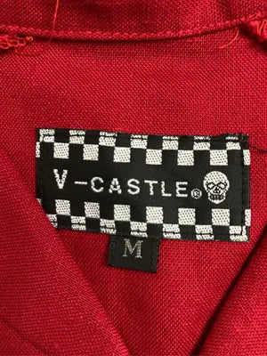 V-CASTLE/シャツ/ブラウス/トップス/レッド/M
