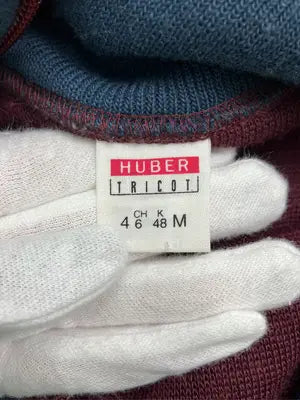 HUBER/ニット/セーター/トップス/レッド/M
