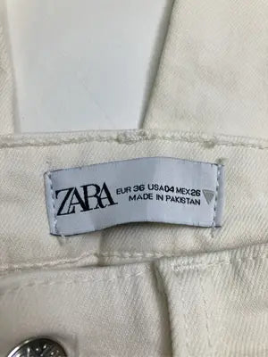 ZARA/ザラ/デニムパンツ/パンツ/アイボリー/36