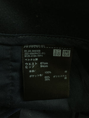 UNIQLO/ユニクロ/スカート/スカート/ブラック/ウエスト67cm  ヒップ94cm