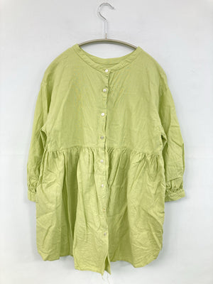 FRENCH LINEN/フレンチリネン/Tシャツ/カットソー/トップス/ライトグリーン/L