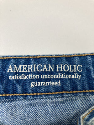 AMERICAN HOLIC/アメリカンホリック/デニムパンツ/パンツ/スカイブルー/M