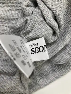 SEONGSU/Tシャツ/カットソー/トップス/グレー/F