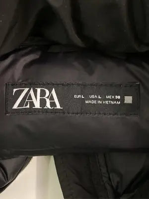 ZARA/ザラ/ダウンジャケット/コート/ジャケット/アウター/ブラック/USA L