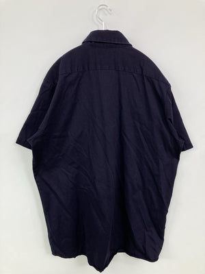 unifirst/シャツ/ブラウス/トップス/ネイビー/L-SS