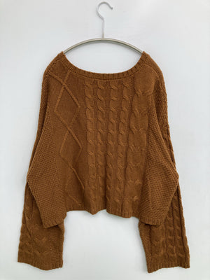 EMODA/エモダ/ニット/セーター/トップス/ブラウン/F