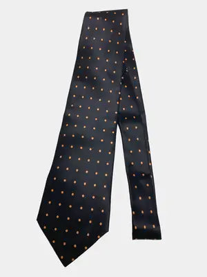 Polka dot series/ネクタイ/ファッション雑貨/ブラック