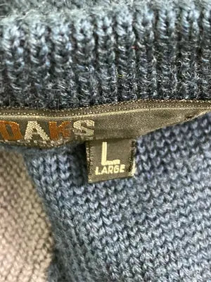 DAKS/ダックス/ニット/セーター/トップス/ブルー/L