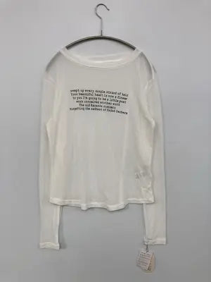 LA BRILLER/Tシャツ/カットソー/トップス/ホワイト/M-L