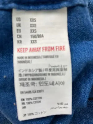American Eagle Outfitters/アメリカンイーグルアウトフィッターズ/シャツ/ブラウス/トップス/ブルー/XXS