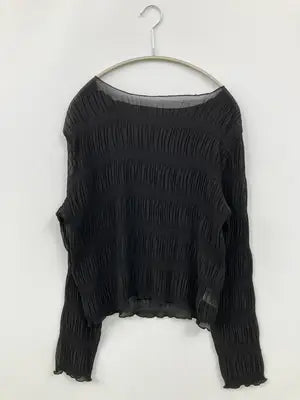 Heather/ヘザー/Tシャツ/カットソー/トップス/ブラック/F