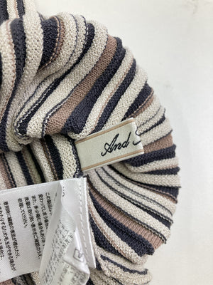 And Search/ニット/セーター/トップス/ネイビー/M