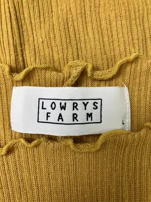 LOWRYS FARM/ローリーズファーム/Tシャツ/カットソー/トップス/イエロー/L