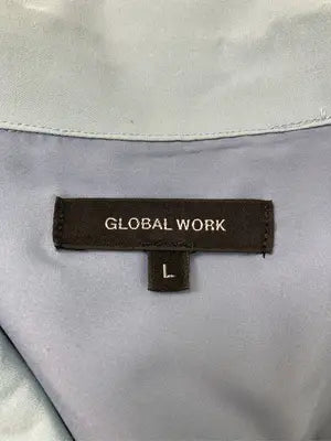 GLOBAL WORK/グローバルワーク/シャツ/ブラウス/トップス/スカイブルー/L