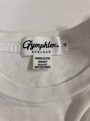 Gymphlex/ジムフレックス/Tシャツ/カットソー/トップス/ホワイト/14