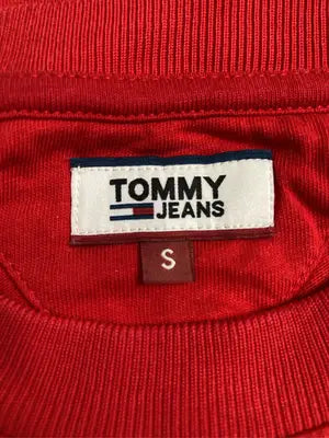 TOMMY JEANS/トミージーンズ/Tシャツ/カットソー/トップス/レッド/S