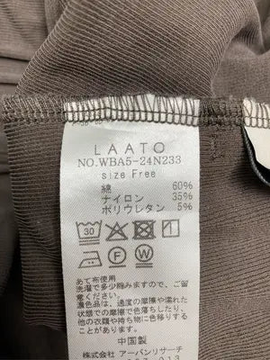 LAATO/ラート/その他パンツ/パンツ/ブラウン/Free