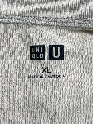 UNIQLO U/ユニクロユー/Tシャツ/カットソー/トップス/ベージュ/XL