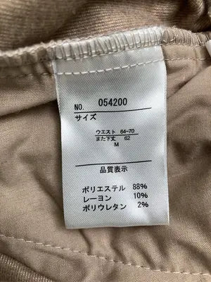 スラックス/パンツ/ベージュ/M