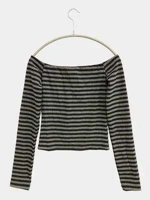 SEONGSU/Tシャツ/カットソー/トップス/グレー/F