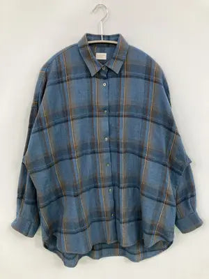 URBAN RESERCH DOORS/アーバンリサーチドアーズ/シャツ/ブラウス/トップス/ブルー/One