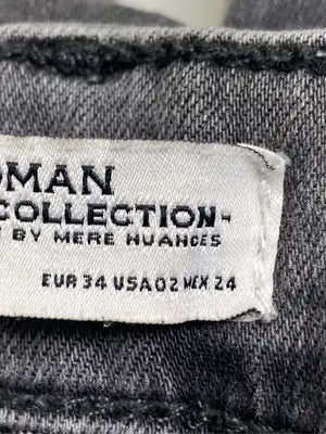 ZARA WOMAN/ザラウーマン/デニムパンツ/パンツ/グレー/EUR 34 USA 02 MEX 24