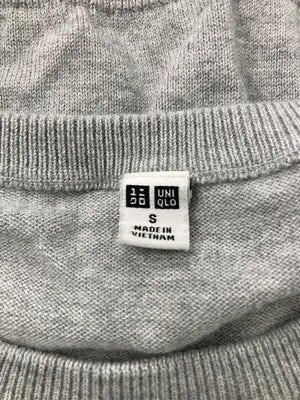 UNIQLO/ユニクロ/ニット/セーター/トップス/グレー/S