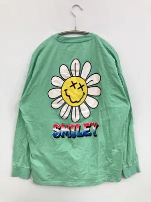 SMILEY FACE/スマイリーフェイス/Tシャツ/カットソー/トップス/ライトグリーン/46