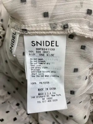 SNIDEL/スナイデル/シャツ/ブラウス/トップス/ベージュ/ONE SIZE