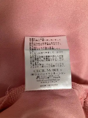 CECIL McBEE/セシルマクビー/Tシャツ/カットソー/トップス/ピンク/M