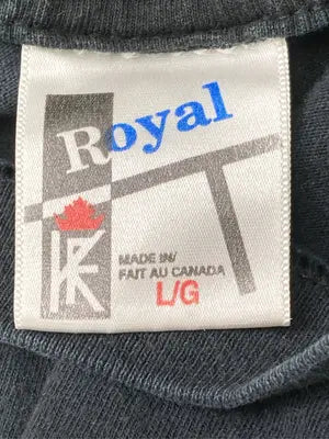ROYAL/Tシャツ/カットソー/トップス/ブラック/L/G