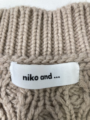 niko and .../ニコアンド/カーディガン/ボレロ/トップス/ベージュ/F