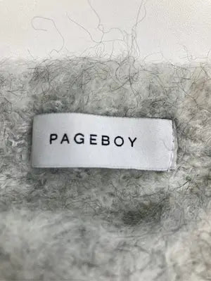 PAGEBOY/ページボーイ/ニット/セーター/トップス/グレー/F