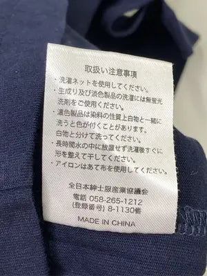 MACBETH/マクベス/Tシャツ/カットソー/トップス/ネイビー/LL