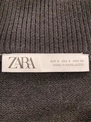 ZARA/ザラ/ニット/セーター/トップス/ブラック/USA S