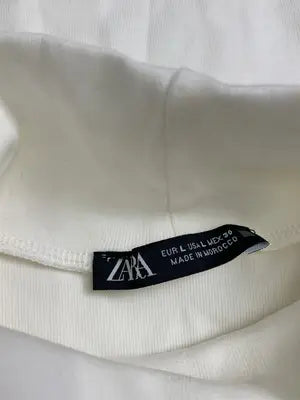 ZARA/ザラ/Tシャツ/カットソー/トップス/ホワイト/L