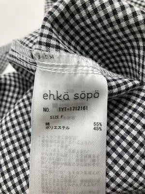ehka sopo/エヘカソポ/シャツ/ブラウス/トップス/ブラック/F