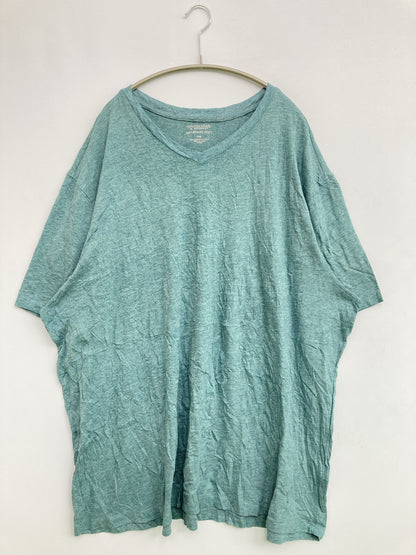 ROUNDTREE &YORKE/ラウンドツリーアンドヨーク/Tシャツ/カットソー/トップス/ブルー/2XB