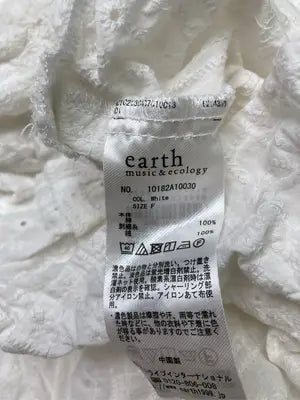 earth music&ecology/アースミュージックアンドエコロジー/シャツ/ブラウス/トップス/ホワイト/F