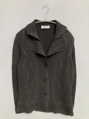 BUGARRI/カーディガン/ボレロ/トップス/グレー/M-L　バスト79-94　身長154-162