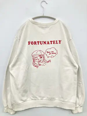 Chip Clip/チップクリップ/スウェット/トップス/ホワイト/L