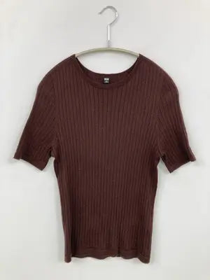 UNIQLO/ユニクロ/ニット/セーター/トップス/ブラウン/L