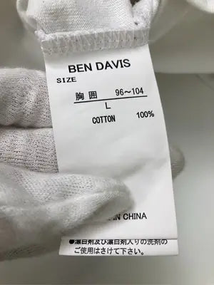 BEN DAVIS/ベンデイビス/Tシャツ/カットソー/トップス/ホワイト/L