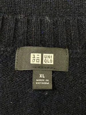 UNIQLO/ユニクロ/ニット/セーター/トップス/ネイビー/XL