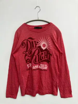 balmy & awaking/Tシャツ/カットソー/トップス/レッド/M