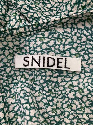 SNIDEL/スナイデル/シャツワンピース/ワンピース/ドレス/グリーン/1